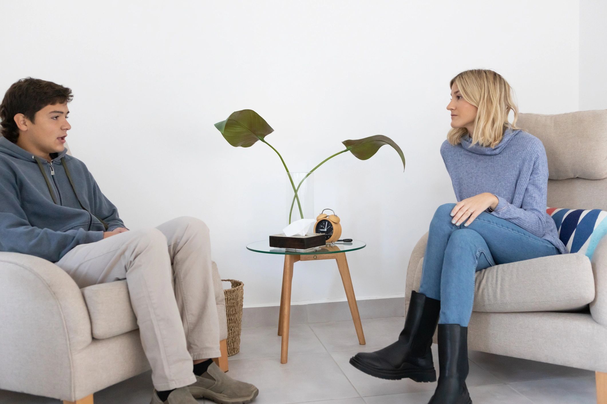Comfortable therapy office for appointments